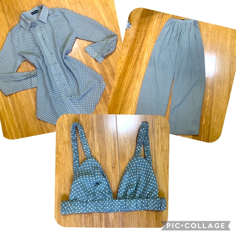 Polka dot three pieces set